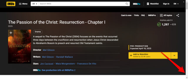 The Passion Of The Christ: Resurrection